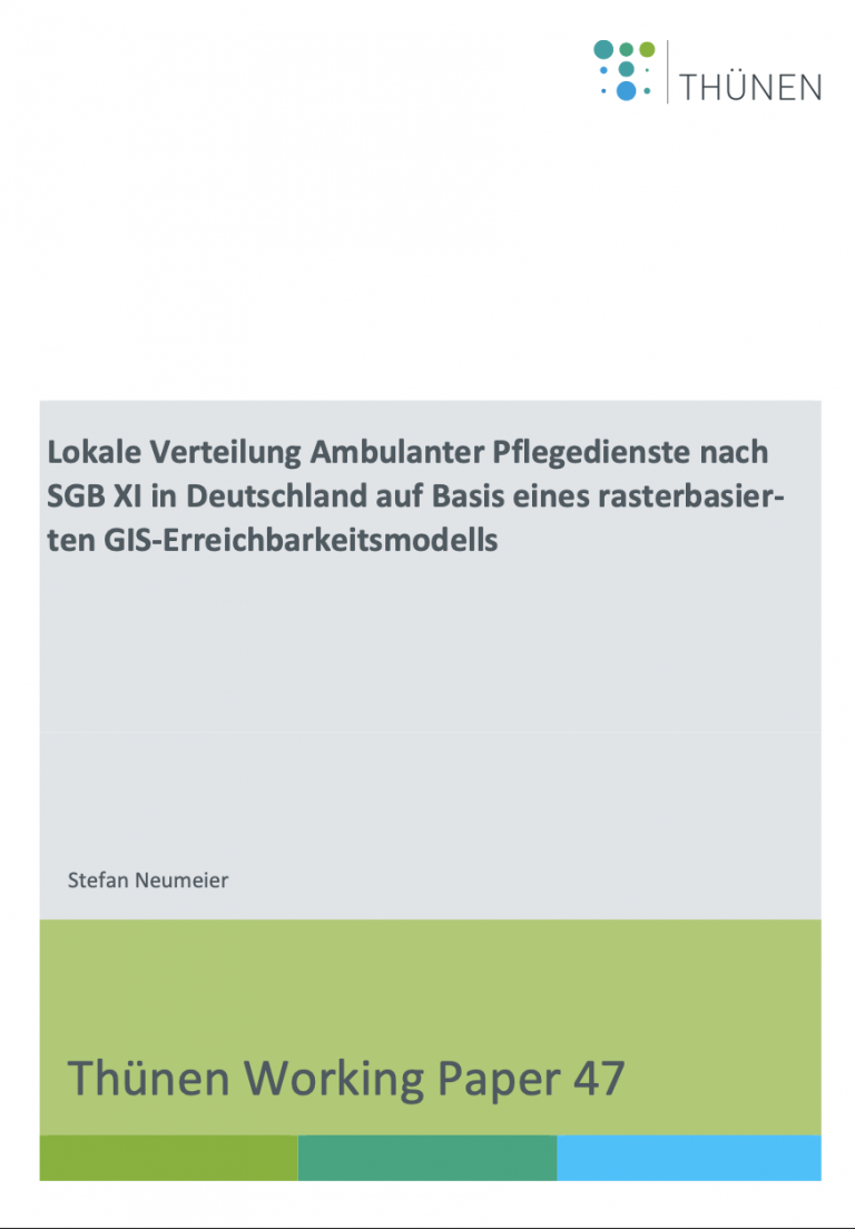 Lokale Verteilung Ambulanter Pflegedienste nach SGB XI in Deutschland