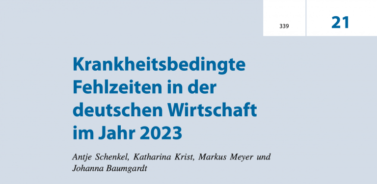 Fehlzeiten-Report 2024